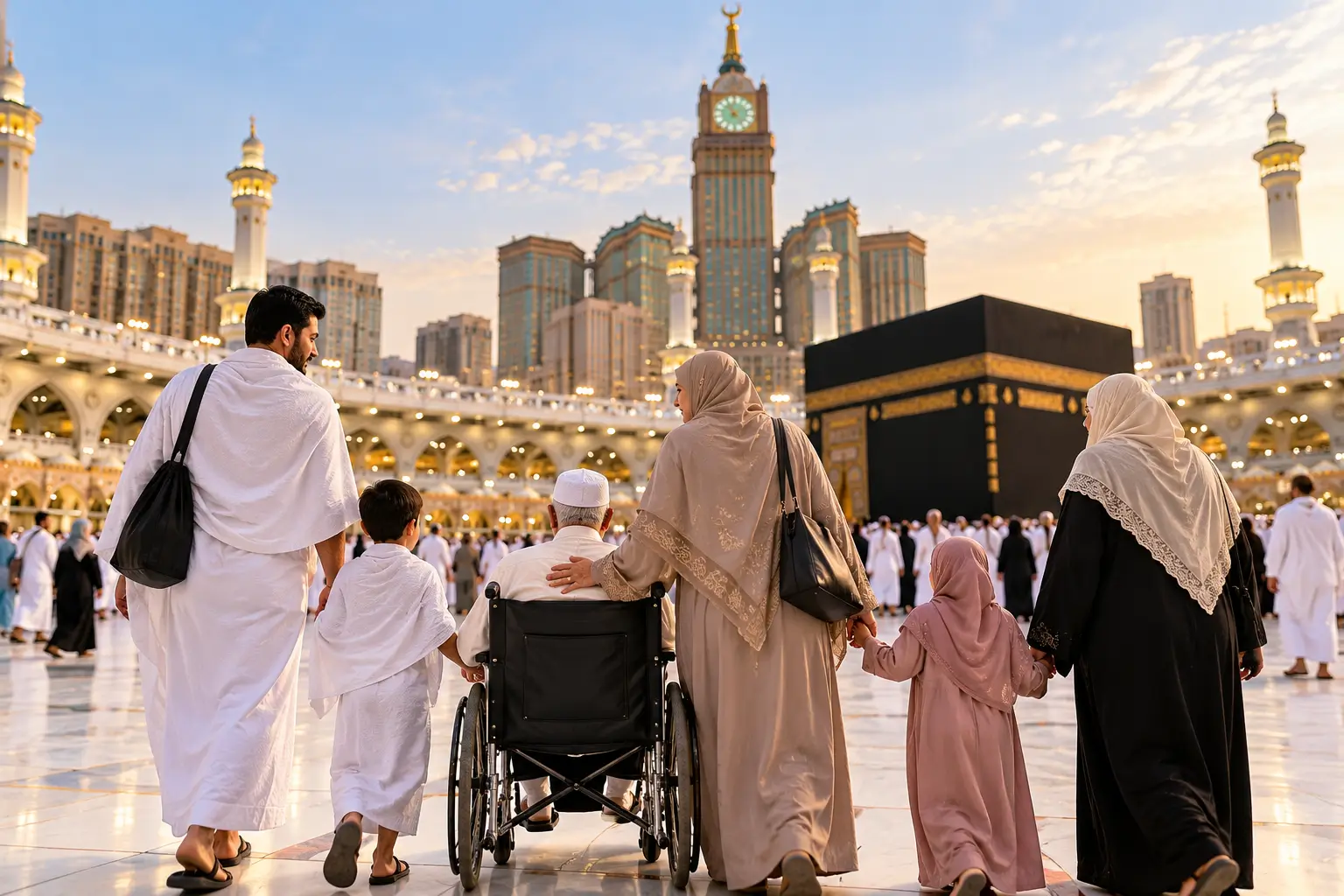 December Umrah with Children and Elderly Parents